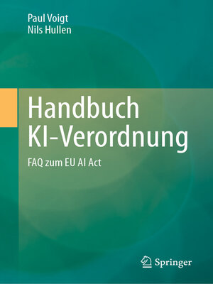 cover image of Handbuch KI-Verordnung